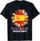 hsipanic heritage month, spain flag Boy Kids Girl T-Shirt - T-Shirt | Black