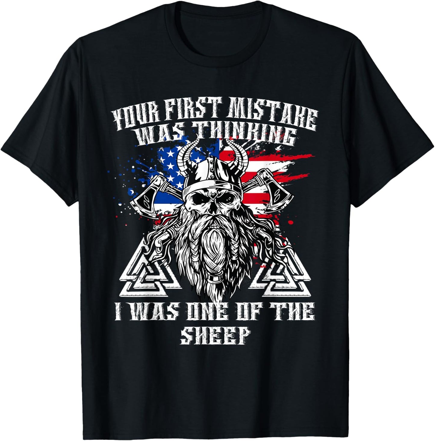 Your First Mistake Was Thinking I Was One of the Sheep Skull T-Shirt - T-Shirt | Black