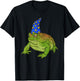 Grumpy Frog Wizard with Resting Toad Face T-Shirt - T-Shirt | Black