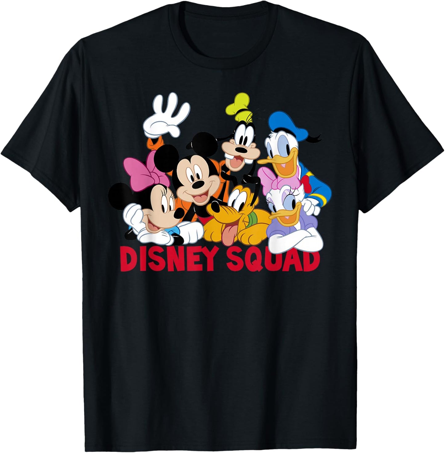 Disney Mickey and Friends Disney Squad T-Shirt - T-Shirt | Black