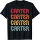 CARTER Gift Name Personalized Funny Retro Vintage Birthday T-Shirt - T-Shirt | Black