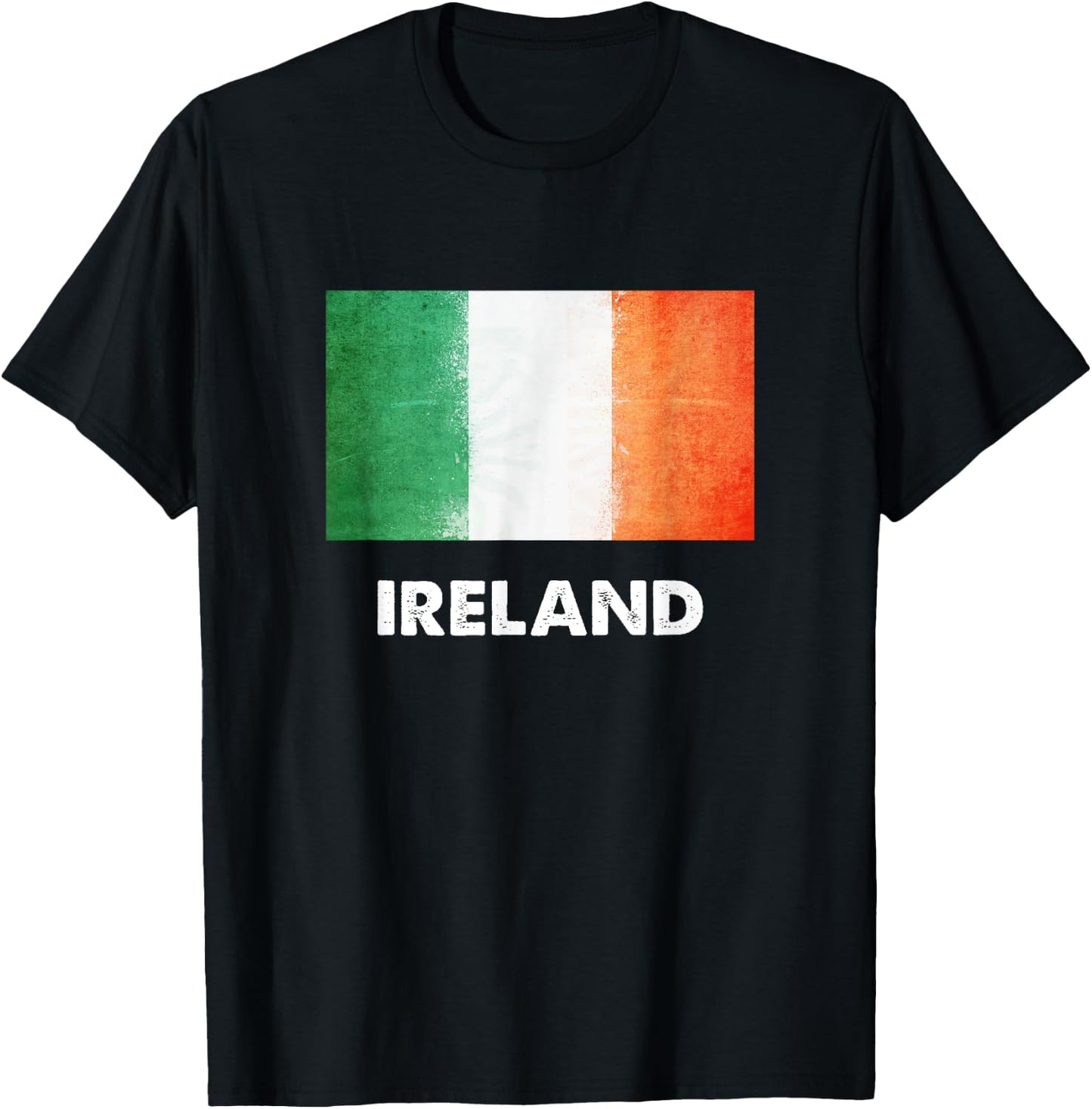 Ireland Flag Jersey | Irish T-Shirt - T-Shirt | Black