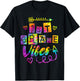 First Grade Vibes Back To School Tie Dye 1st Grade Teacher T-Shirt - T-Shirt | Black