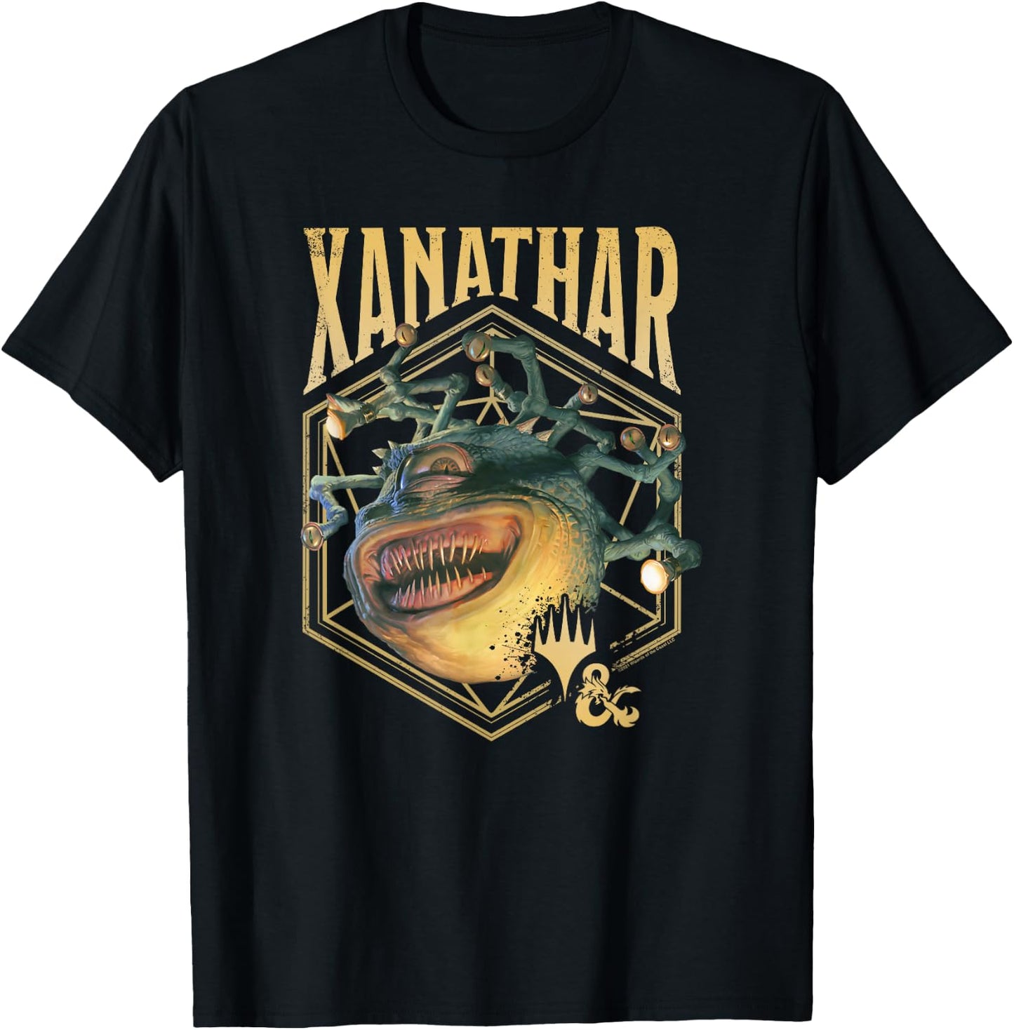 Magic: The Gathering D&D Xanathar Beholder Fury T-Shirt - T-Shirt | Black
