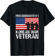 Proud Granddaughter Korean War Veteran Matching Grandfather T-Shirt - T-Shirt | Black