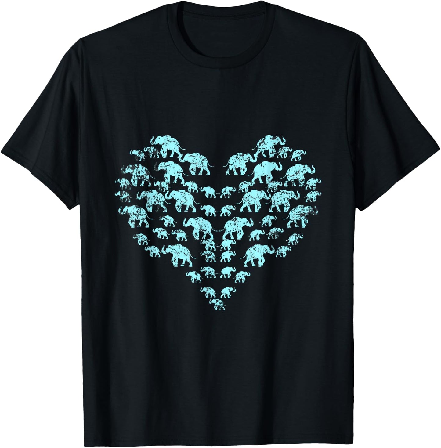 Love Elephant T-Shirt - T-Shirt | Black