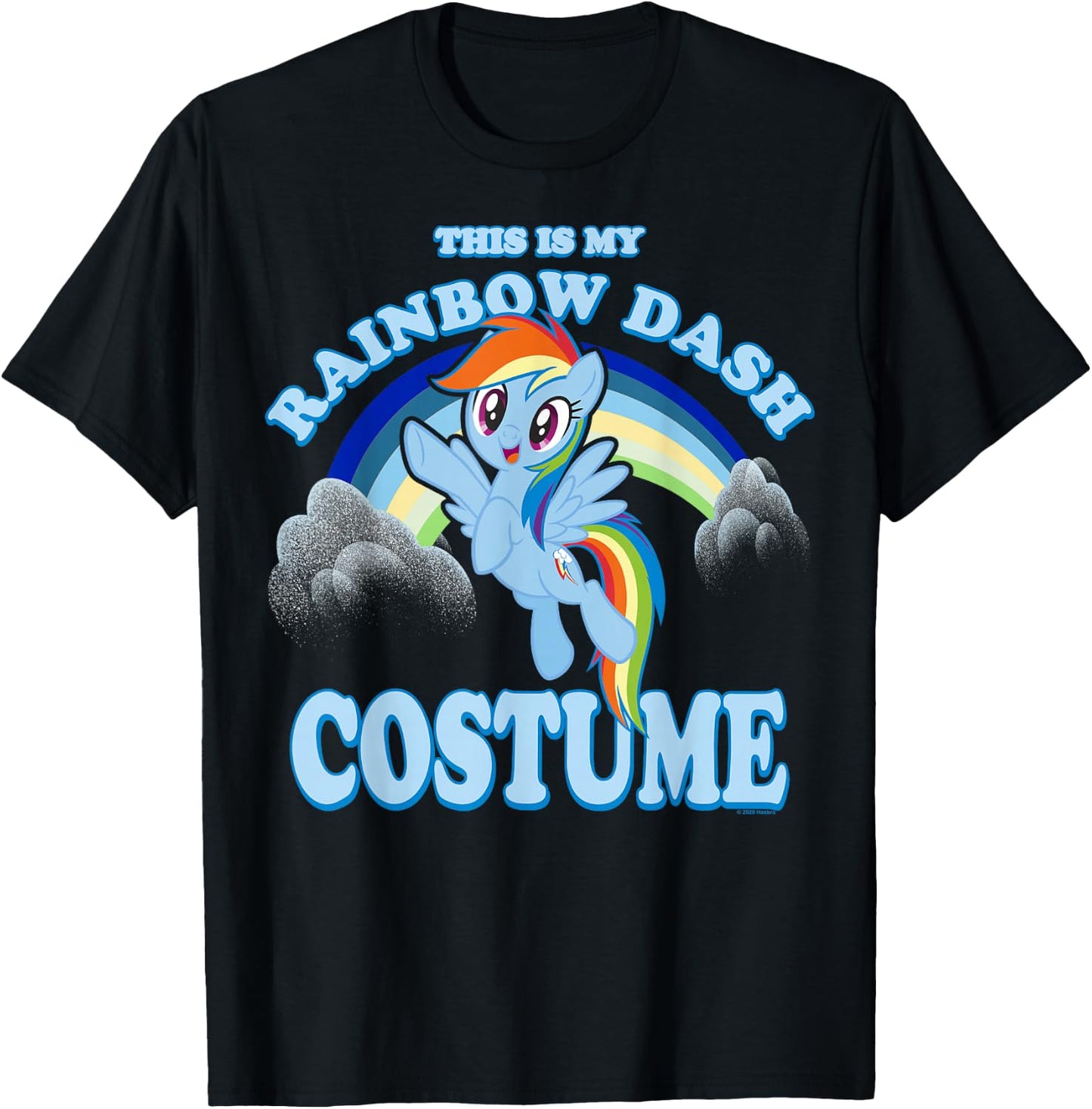 My Little Pony: Friendship Is Magic Rainbow Dash Halloween T-Shirt - T-Shirt | Black