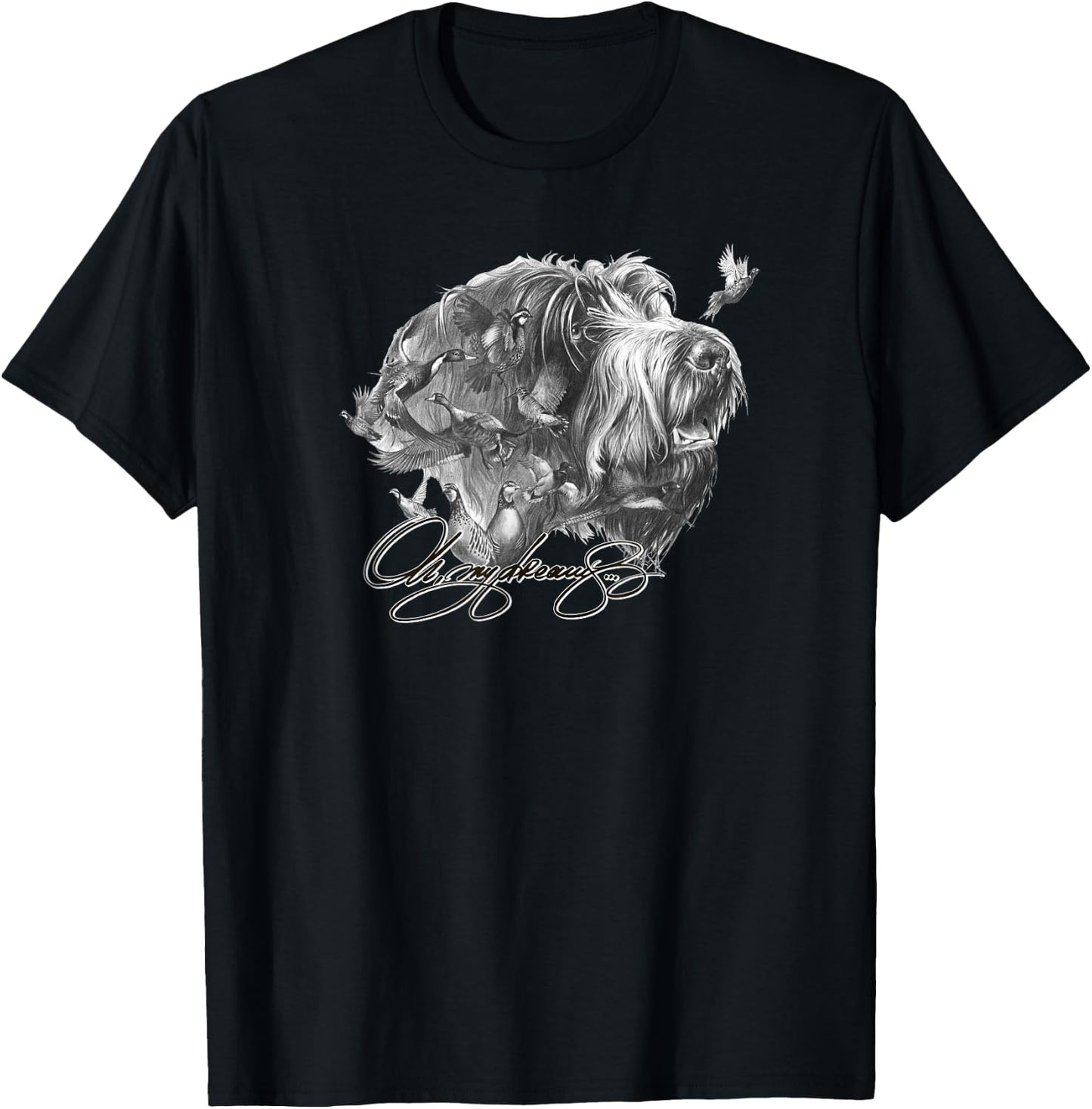 Wirehaired Pointing Griffon Shirt T-Shirt - T-Shirt | Black