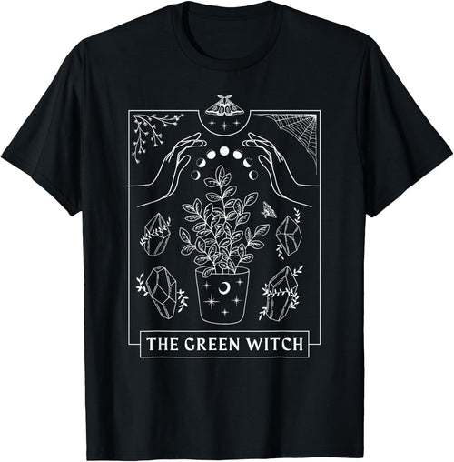 Tarot Card Green Witch - Plant Lovers Gardening