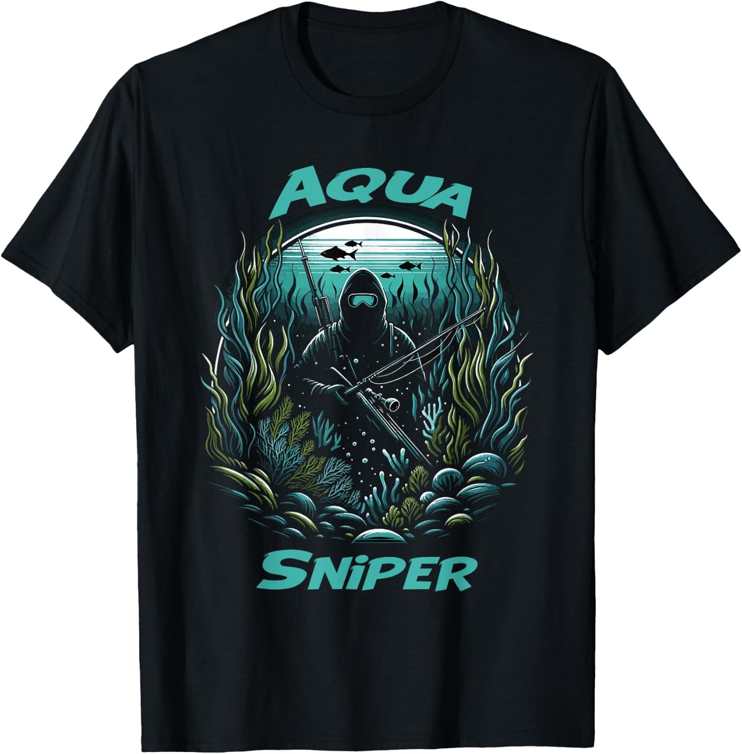 Spearfishing T-Shirt - T-Shirt | Black