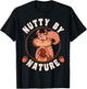 Nutty By Nature Squirrel T-Shirt - T-Shirt | Black