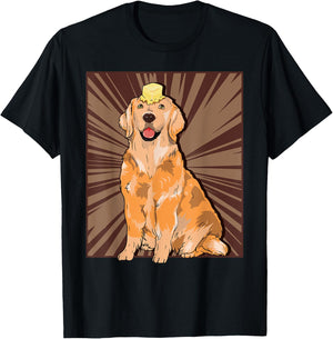 Butter Dog Meme Cute Golden Retriever Dank Meme T-Shirt - T-Shirt | Black