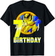 Marvel X-Men Wolverine 7th Birthday Badge T-Shirt - T-Shirt | Black