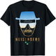 Breaking Bad Heisenberg Desert Horizon Outline Small T-Shirt - T-Shirt | Black