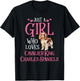 Just A Girl Who Loves Cavalier King Charles Spaniels T-Shirt - T-Shirt | Black
