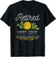 Retired Goodbye Tension Hello Pension Funny Retirement T-Shirt - T-Shirt | Black