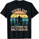 Fathers Day Funny Hiking Dad Hiker Dad Hiking T-Shirt - T-Shirt | Black