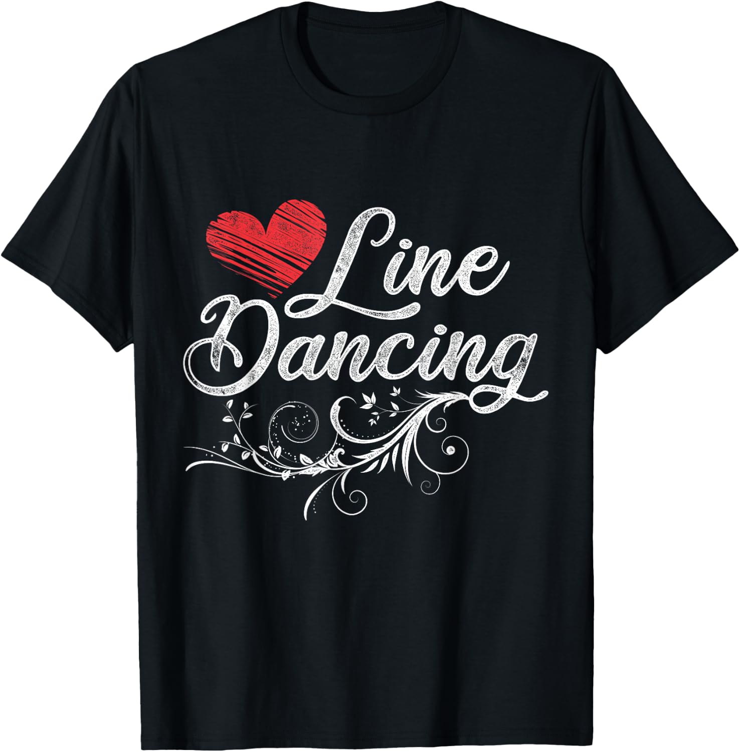 Line Dancing Line Dance T-Shirt - T-Shirt | Black