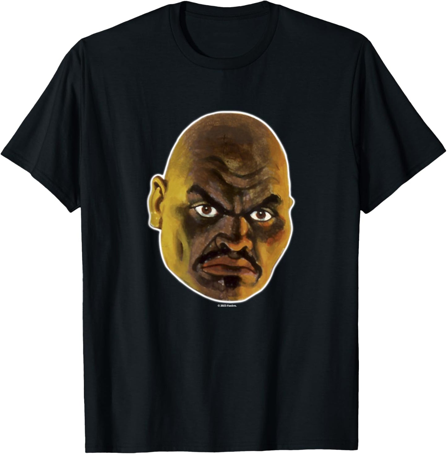 G.I. Joe Classic Roadblock Big Face Retro Portrait T-Shirt - T-Shirt | Black
