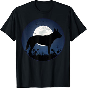 Australian Cattle Dog Red Blue Heeler T-Shirt - T-Shirt | Black