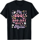 Mama of the Boo-Day Girl Hey Boo Halloween Birthday Matching T-Shirt - T-Shirt | Black