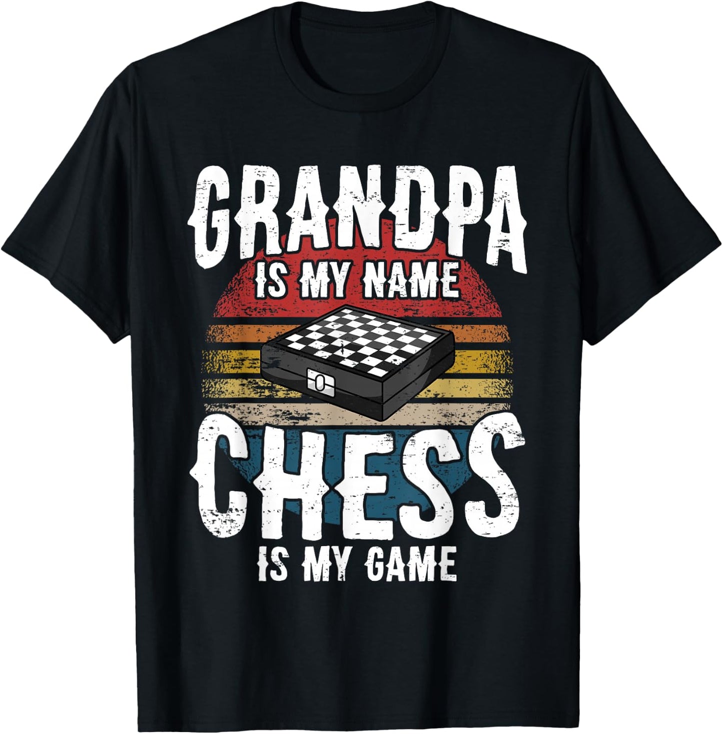 Chess Player Club Club I Retirement Grandpa Grandparents T-Shirt - T-Shirt | Black