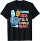 Feeding Kids is A Work of Heart School Lunch Lady Worker T-Shirt - T-Shirt | Black