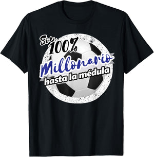 Millonario albiazul Colombian Colombia Futbol Cool T-Shirt - T-Shirt | Black