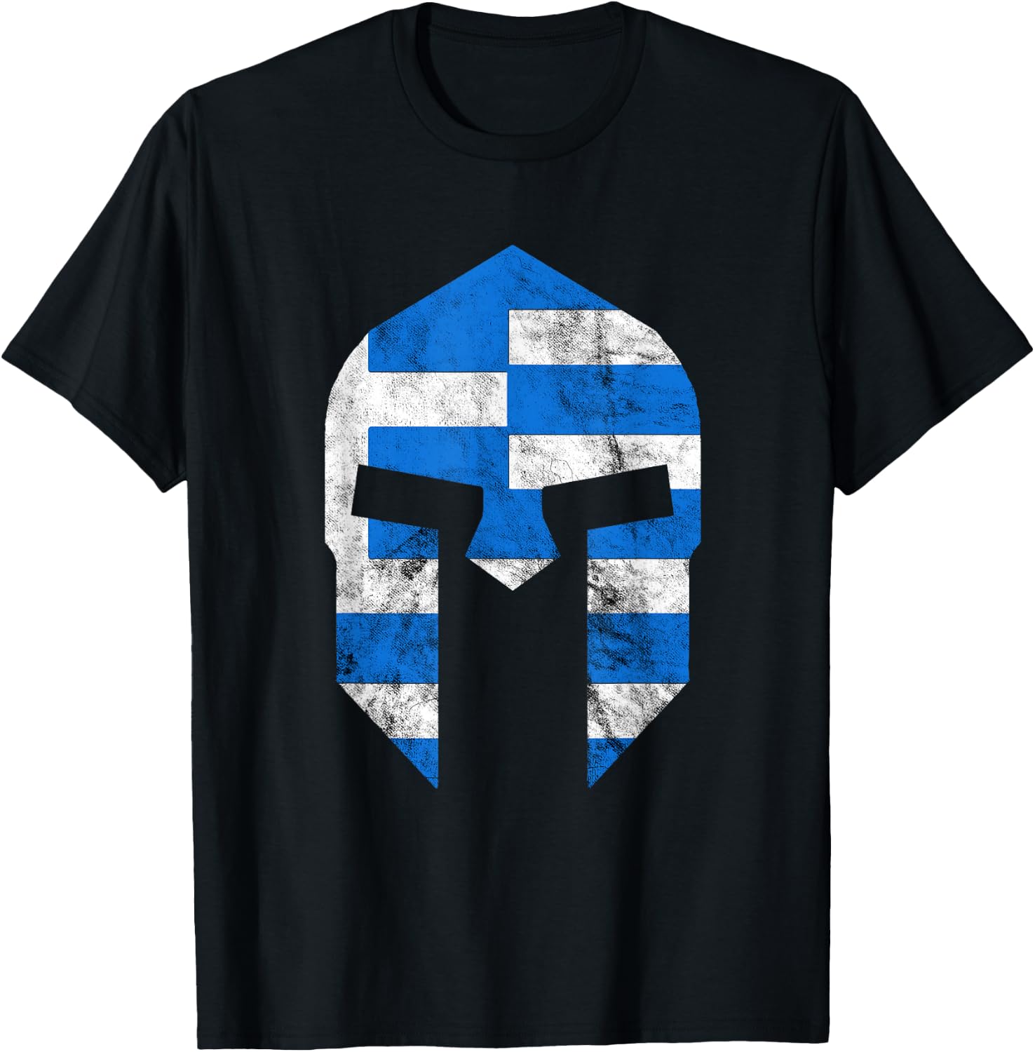 Greek Gladiators Spartan Helmet Greece Sparta T-Shirt - T-Shirt | Black