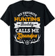 My favorite hunting buddy calls me grandpa funny Gift T-Shirt - T-Shirt | Black