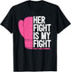 Husband Breast Cancer Wife Support T-Shirt - T-Shirt | Black