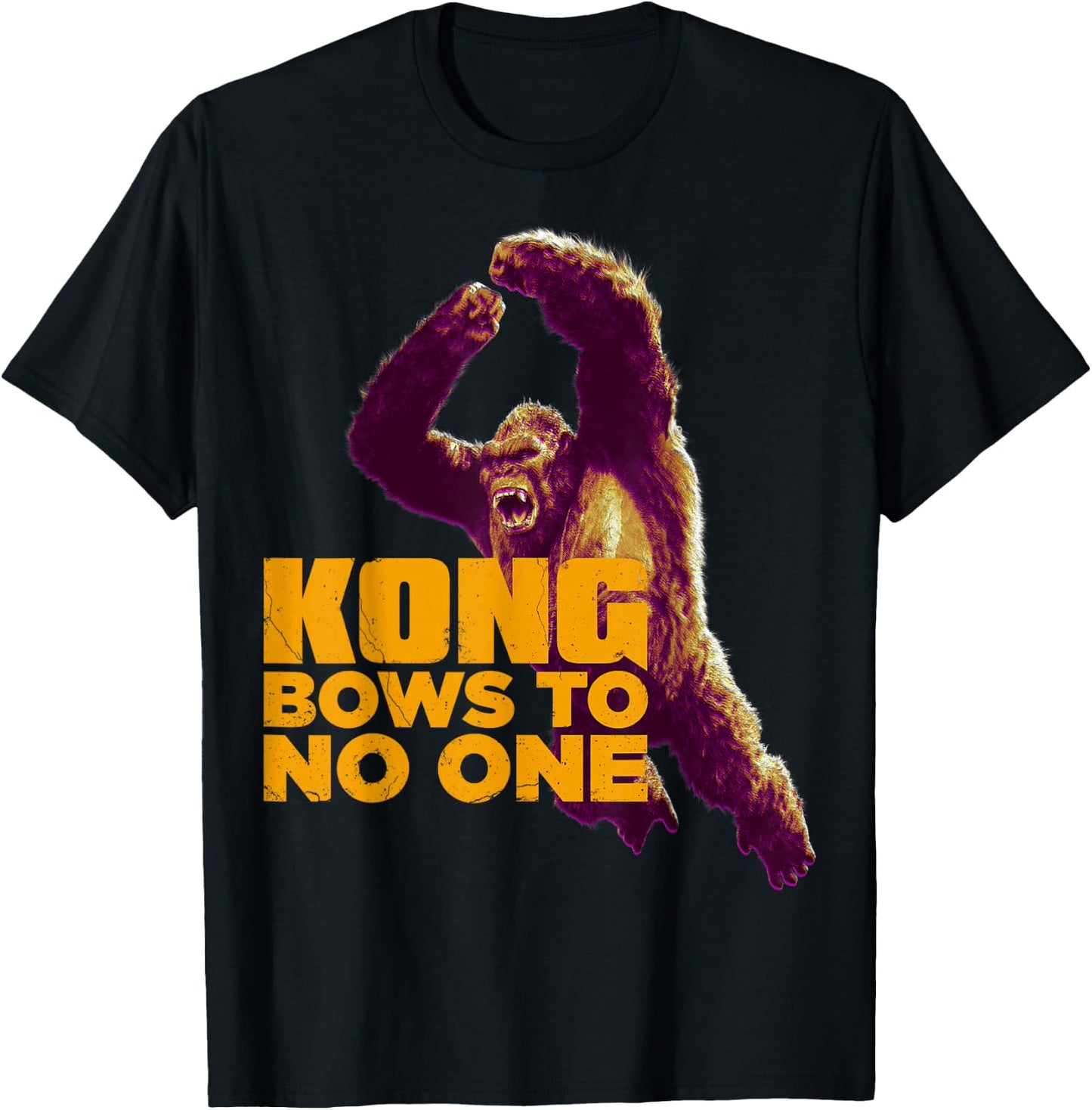 Godzilla vs Kong - Kong Bows To No One T-Shirt - T-Shirt | Black