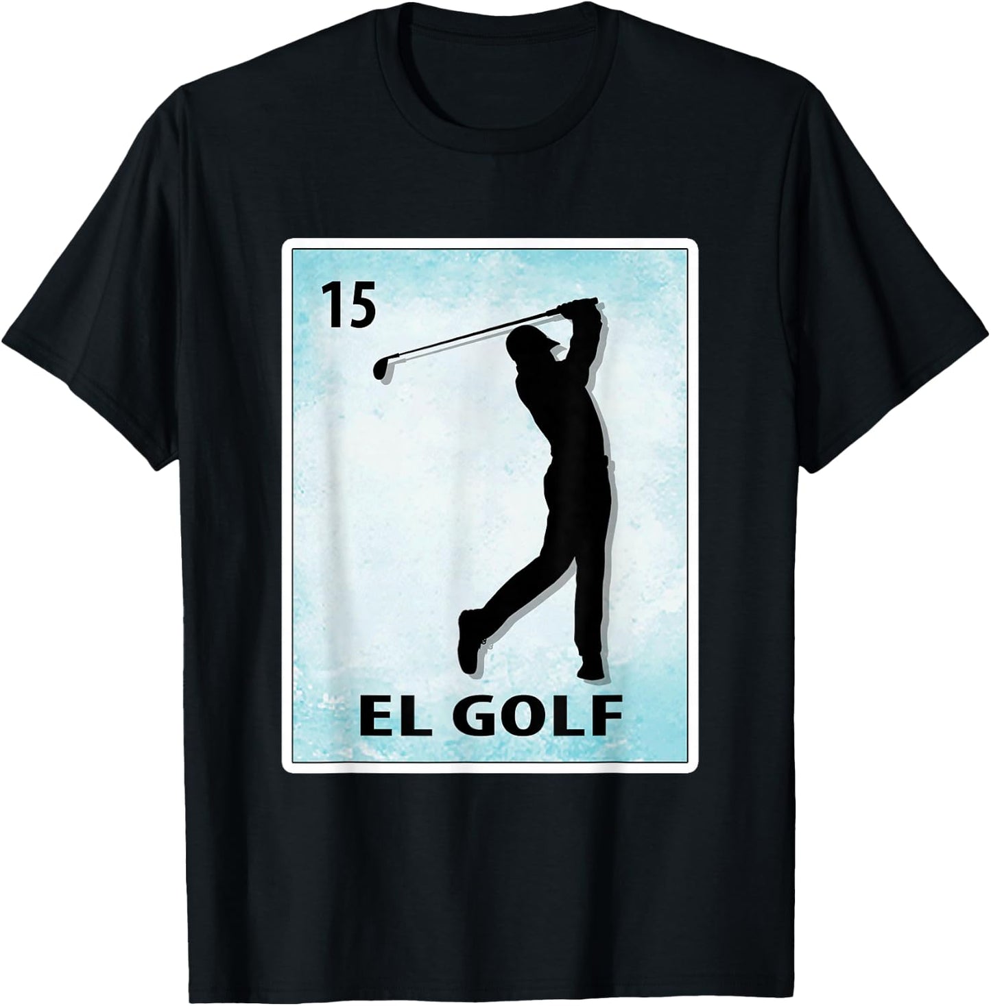 El Golf Mexican Golf Cards Golfer T-Shirt - T-Shirt | Black