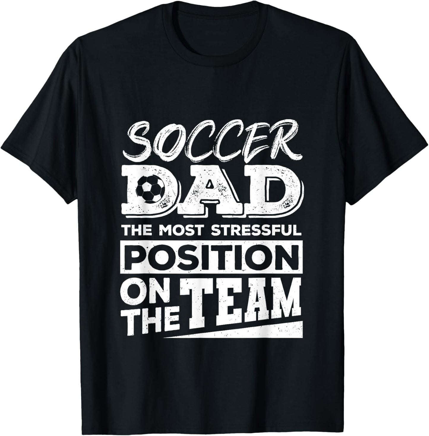 Soccer Dad Shirt Men Soccer Lover Soccer Fathers Day T-Shirt - T-Shirt | Black