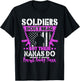 Soldiers Don't Brag - Proud Army Nana Pride Military Grandma T-Shirt - T-Shirt | Black