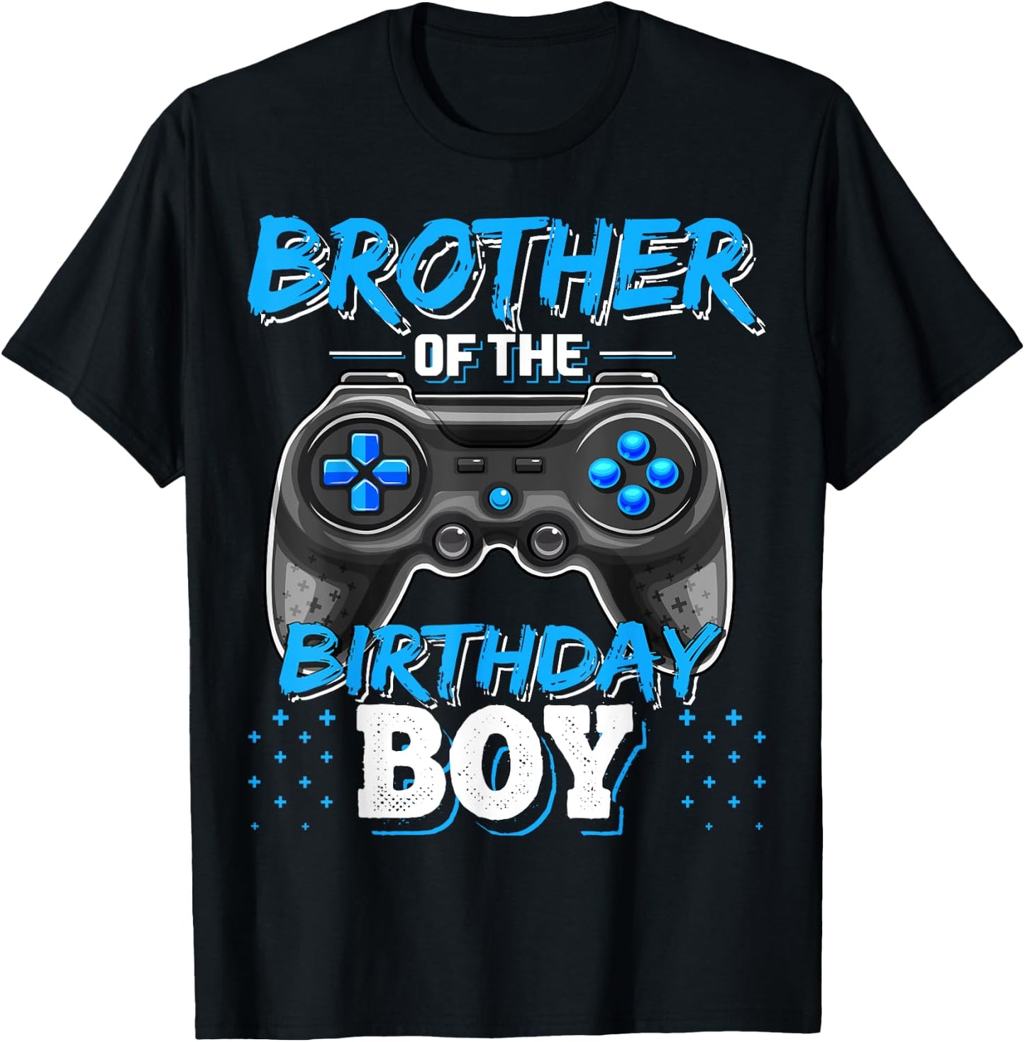 Brother of the Birthday Boy Matching Video Game Birthday T-Shirt - T-Shirt | Black