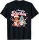 Jingle Bell Rockin Christmas Tree Guitarist Groovy Retro T-Shirt - T-Shirt | Black