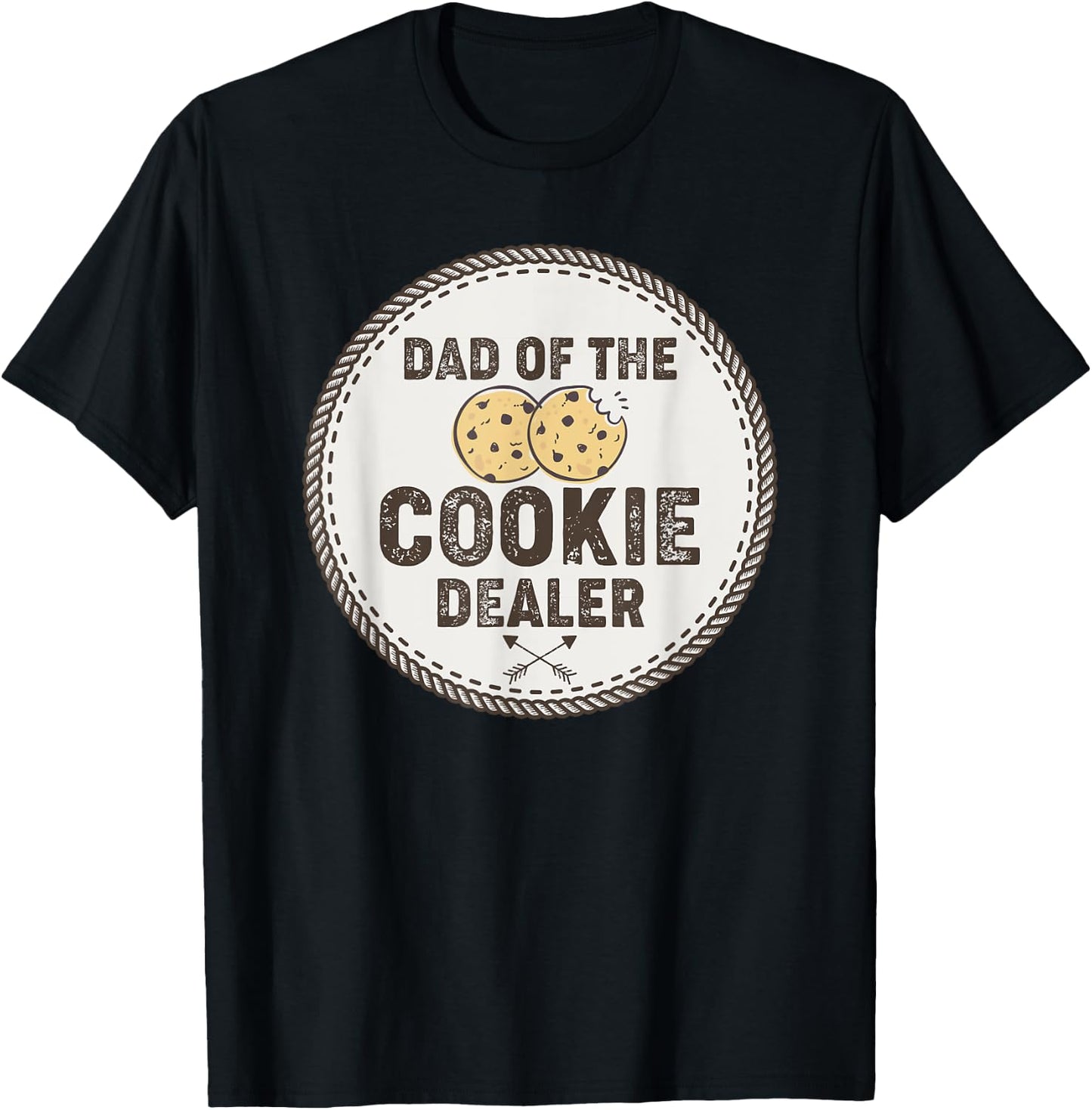 Dad of the Cookie Dealer - Scout For Girls T-Shirt - T-Shirt | Black