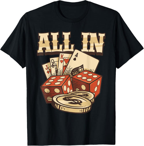 All In Card Game Playing Cards Poker Player Gambling Casino