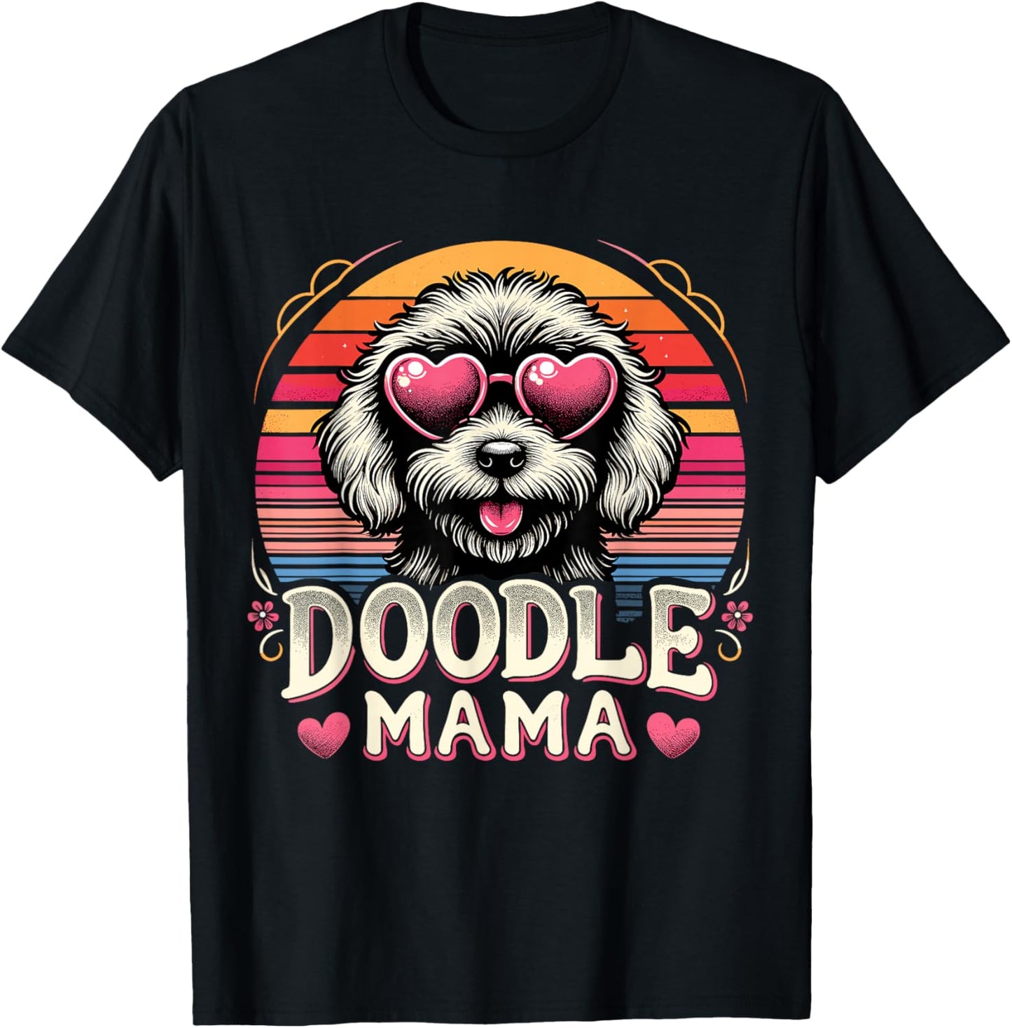 Doodle Mama Goldendoodle Mom T-Shirt - T-Shirt | Black