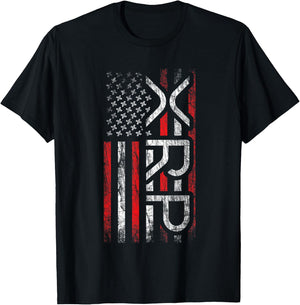 XRP Crypto - XRP Cryptocurrency - American Flag - XRP T-Shirt - T-Shirt | Black