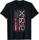 XRP Crypto - XRP Cryptocurrency - American Flag - XRP T-Shirt - T-Shirt | Black