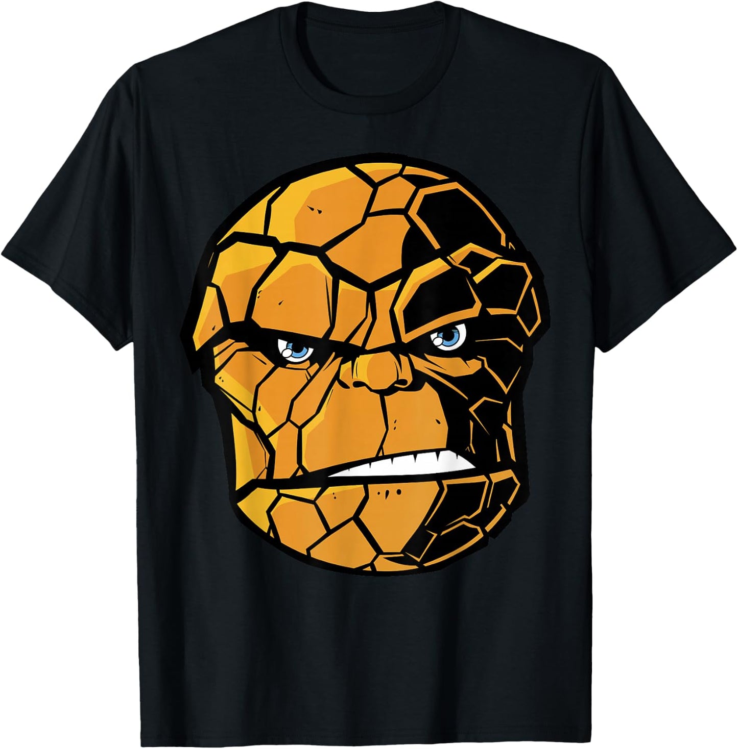 Marvel Fantastic Four The Thing Big Face T-Shirt - T-Shirt | Black