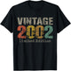 Vintage 2002 Limited Edition 23rd Birthday Gifts 23 Year Old T-Shirt - T-Shirt | Black