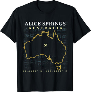 Australia Alice Springs T-Shirt - T-Shirt | Black