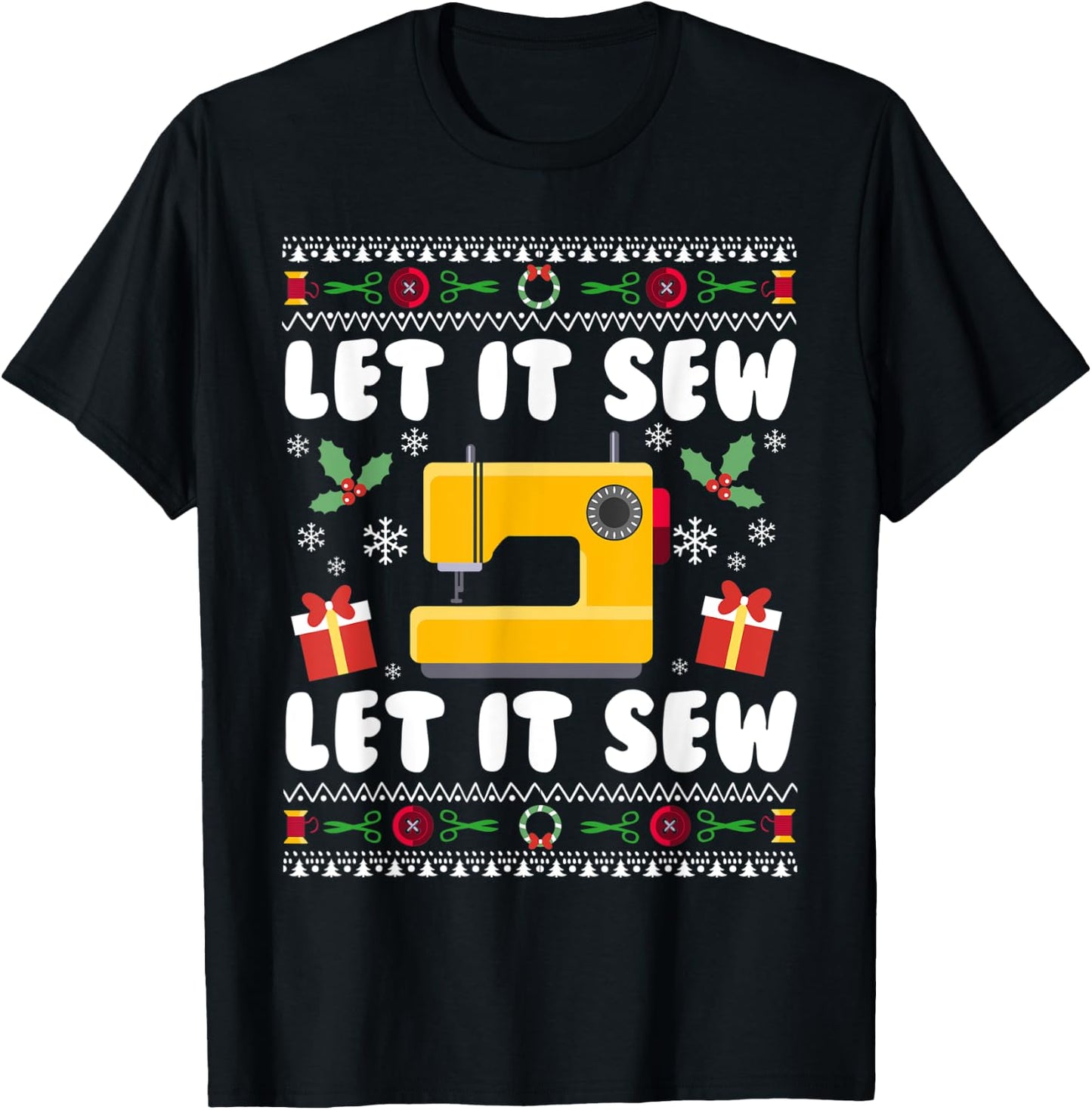Let it Sew Let it Sew T-Shirt - T-Shirt | Black
