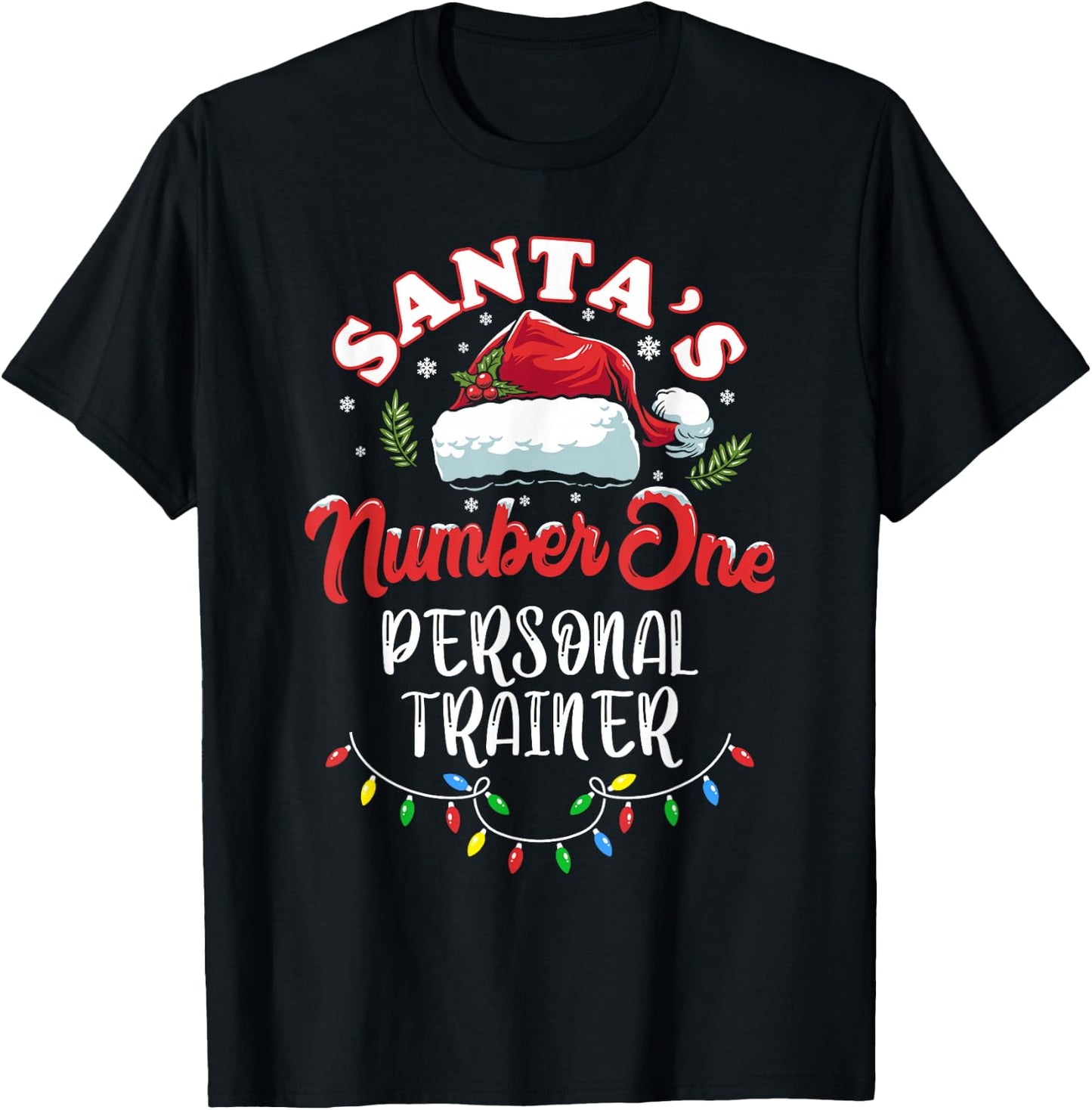 Personal Training Christmas Gift Men Women Personal Trainer T-Shirt - T-Shirt | Black