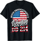 Never Underestimate a Woman with a DD 214 Veterans Day T-Shirt - T-Shirt | Black