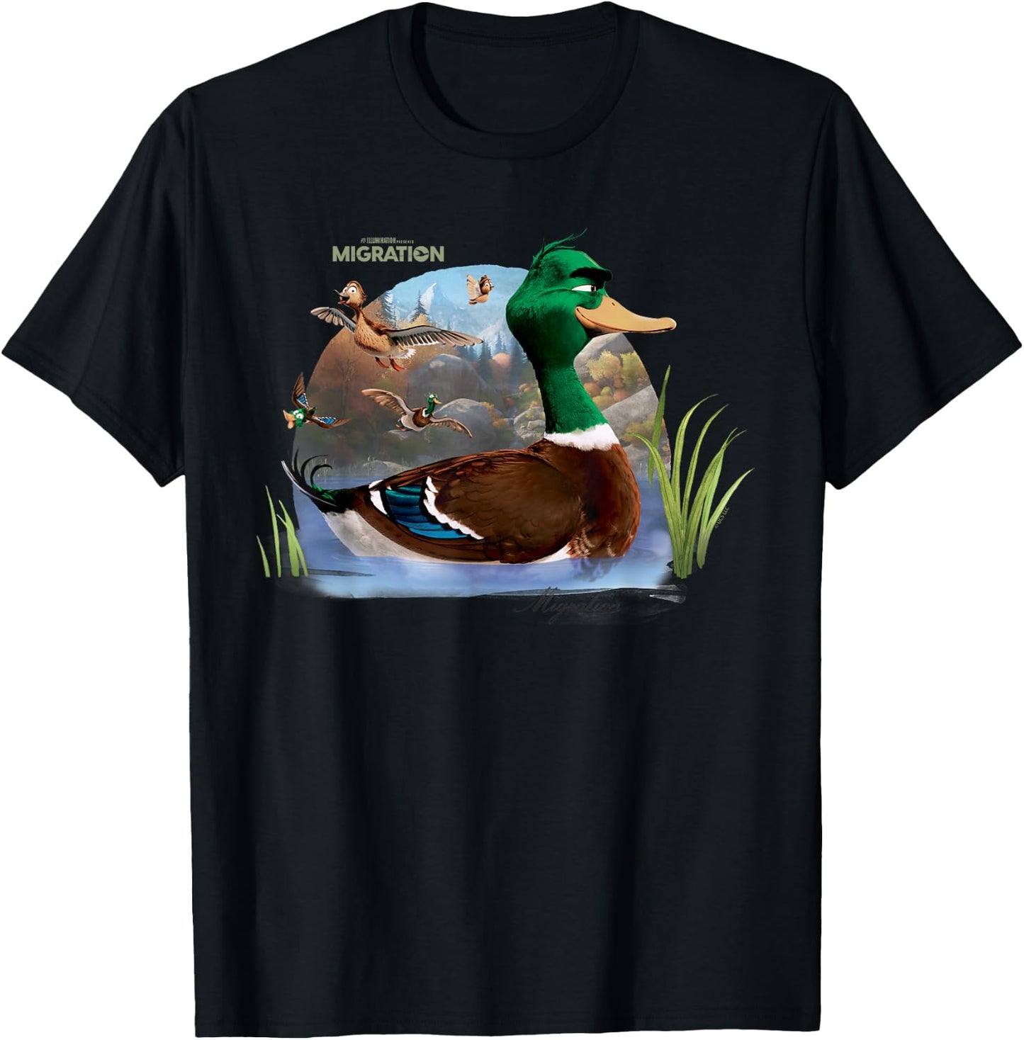 Migration Pond T-Shirt - T-Shirt | Black