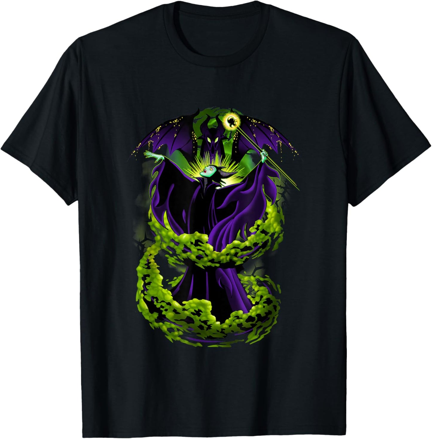 Disney Villains Maleficent Dragon Transformation T-Shirt - T-Shirt | Black